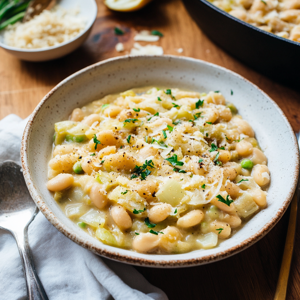 Creamy Butter Beans with Leeks & Lemon