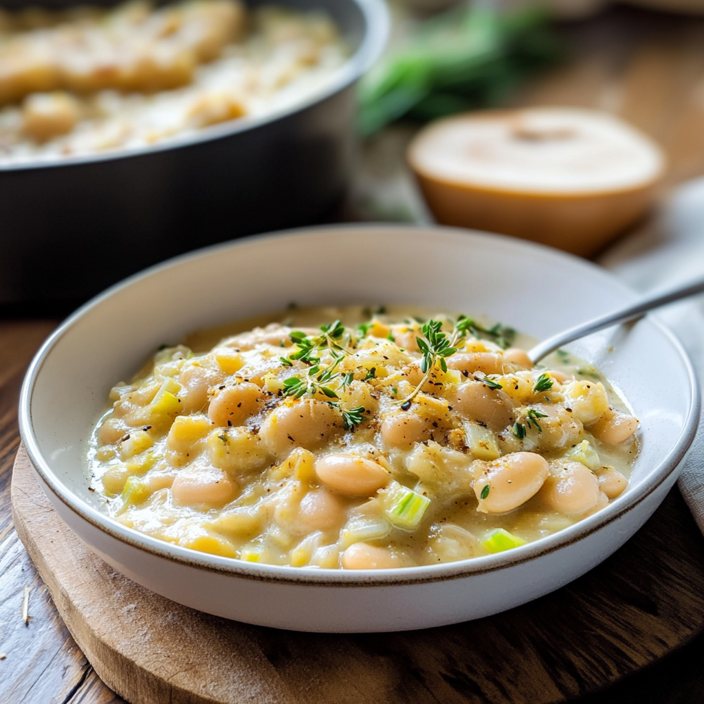 Creamy Butter Beans with Leeks & Lemon