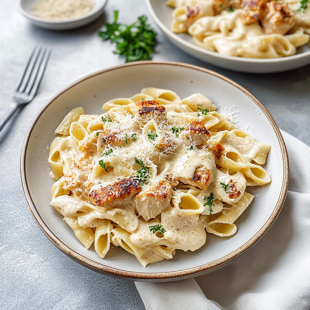 Creamy Garlic Chicken Pasta