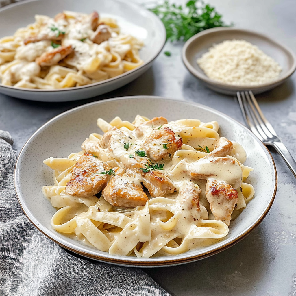 Creamy Garlic Chicken Pasta
