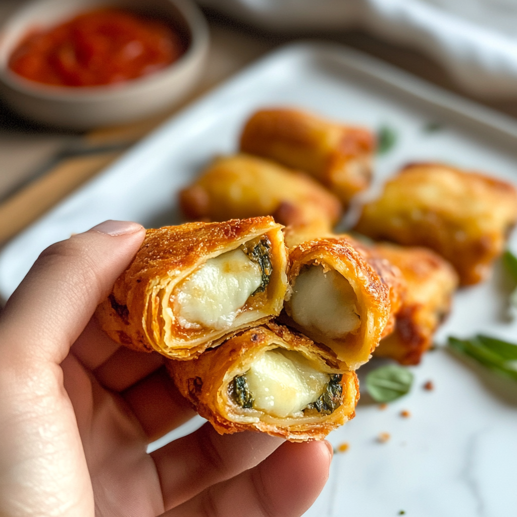 Crispy Fried Lasagna Rolls