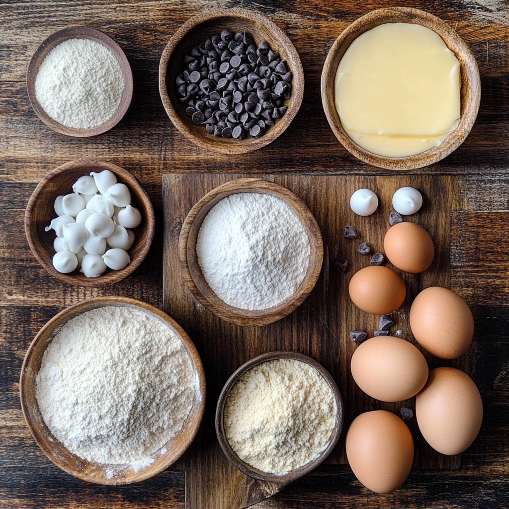 Cute Melted Snowman Cookies ingredients