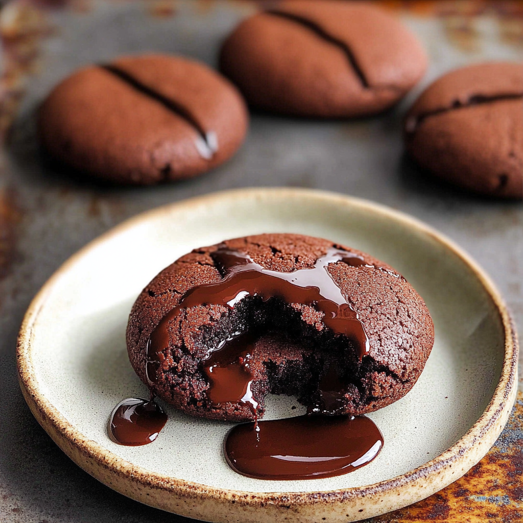 Double Chocolate Thumbprint Cookies