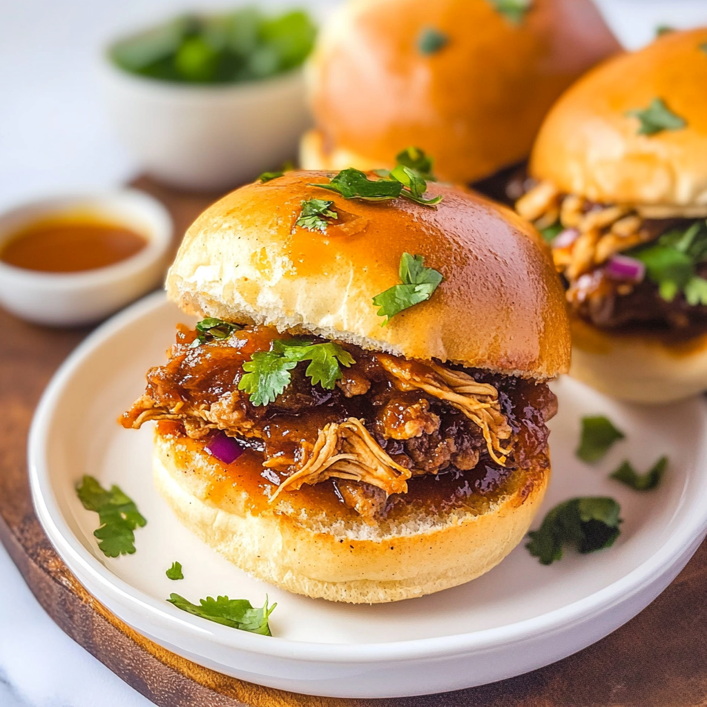 Easy Chicken Birria Sliders