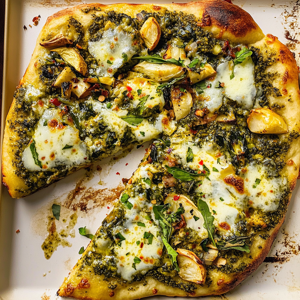 Green Goddess Veggie Pizza