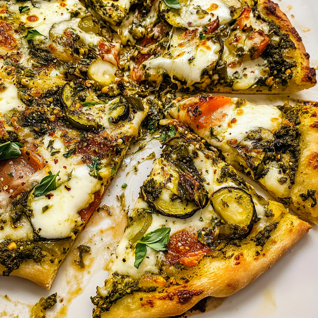 Green Goddess Veggie Pizza