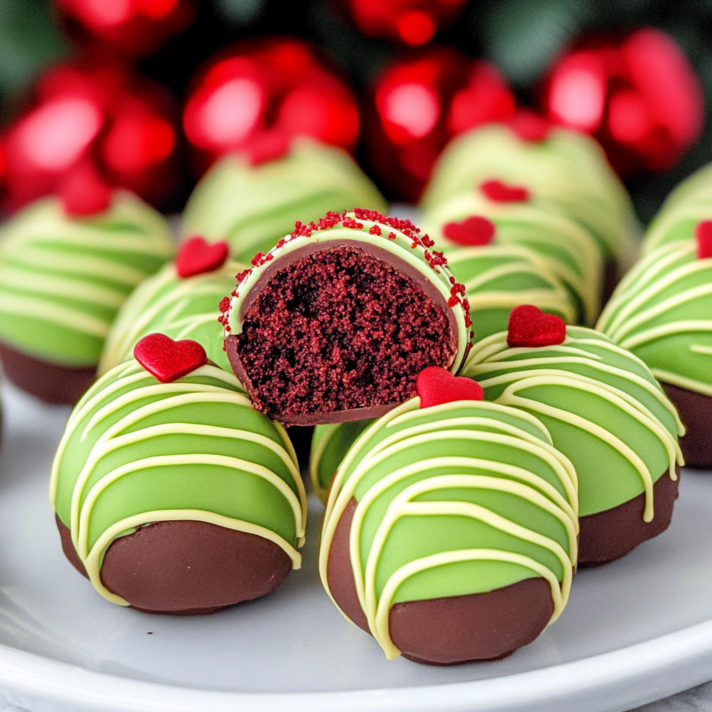 Grinch Oreo Balls