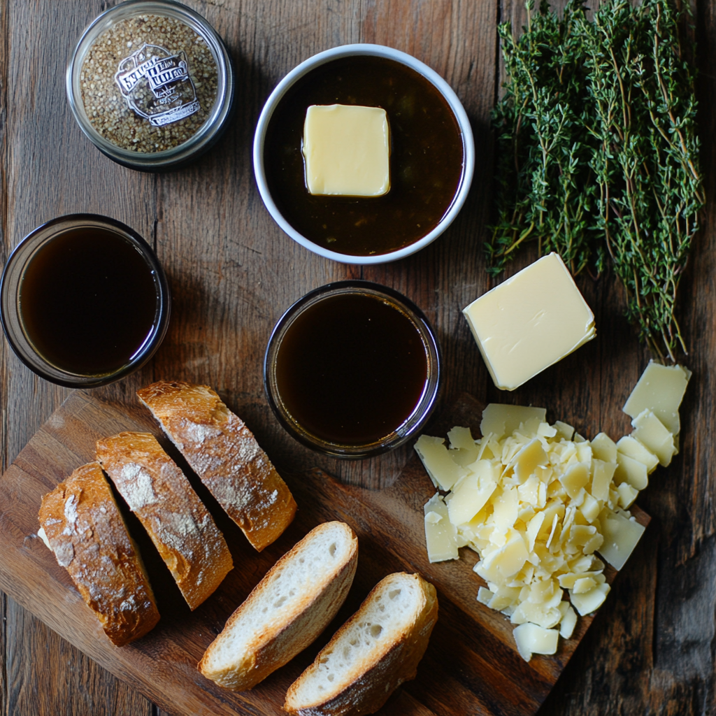 Guinness Onion Soup ingredients