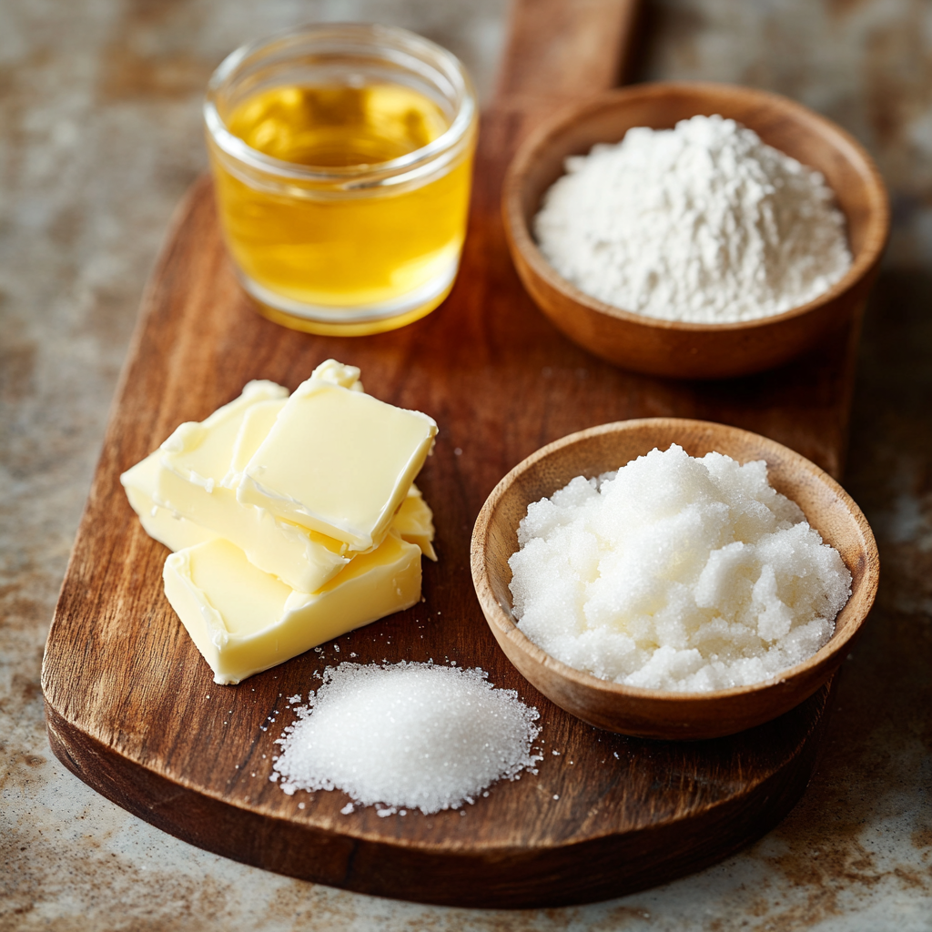 Homemade Caramel Sauce ingredients