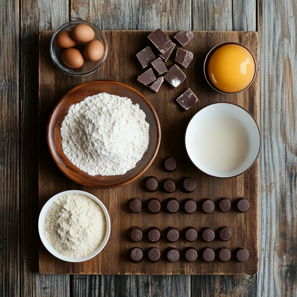 Peanut Butter Blossoms ingredients