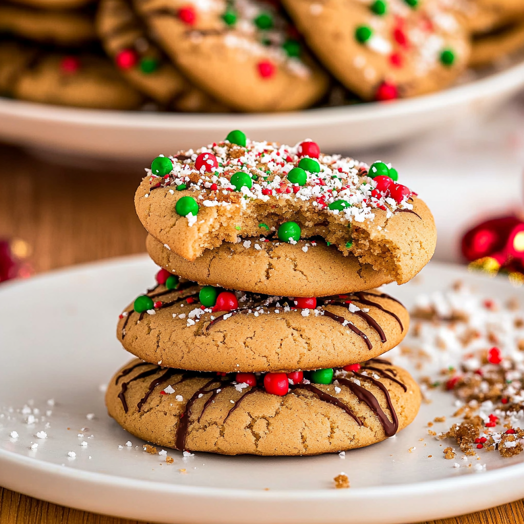 Peanut Butter Christmas Cookies