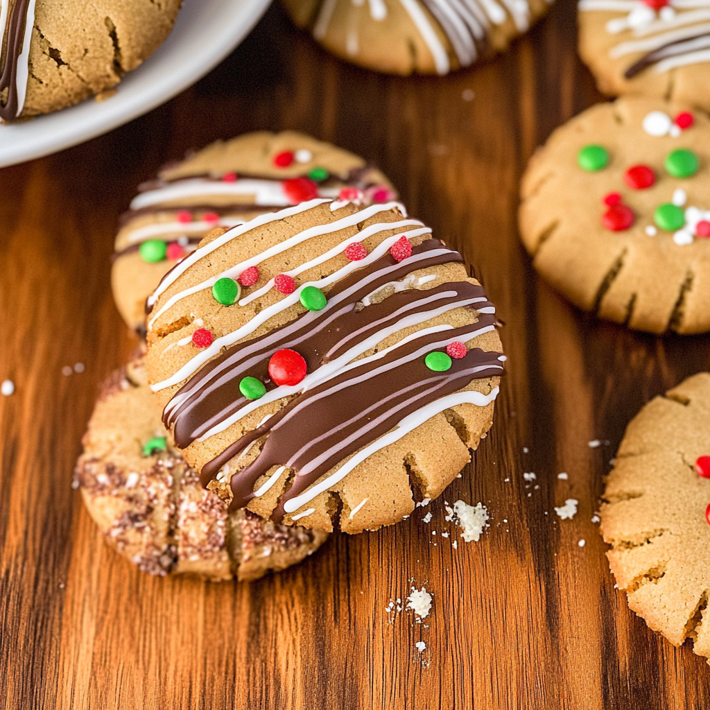 Peanut Butter Christmas Cookies