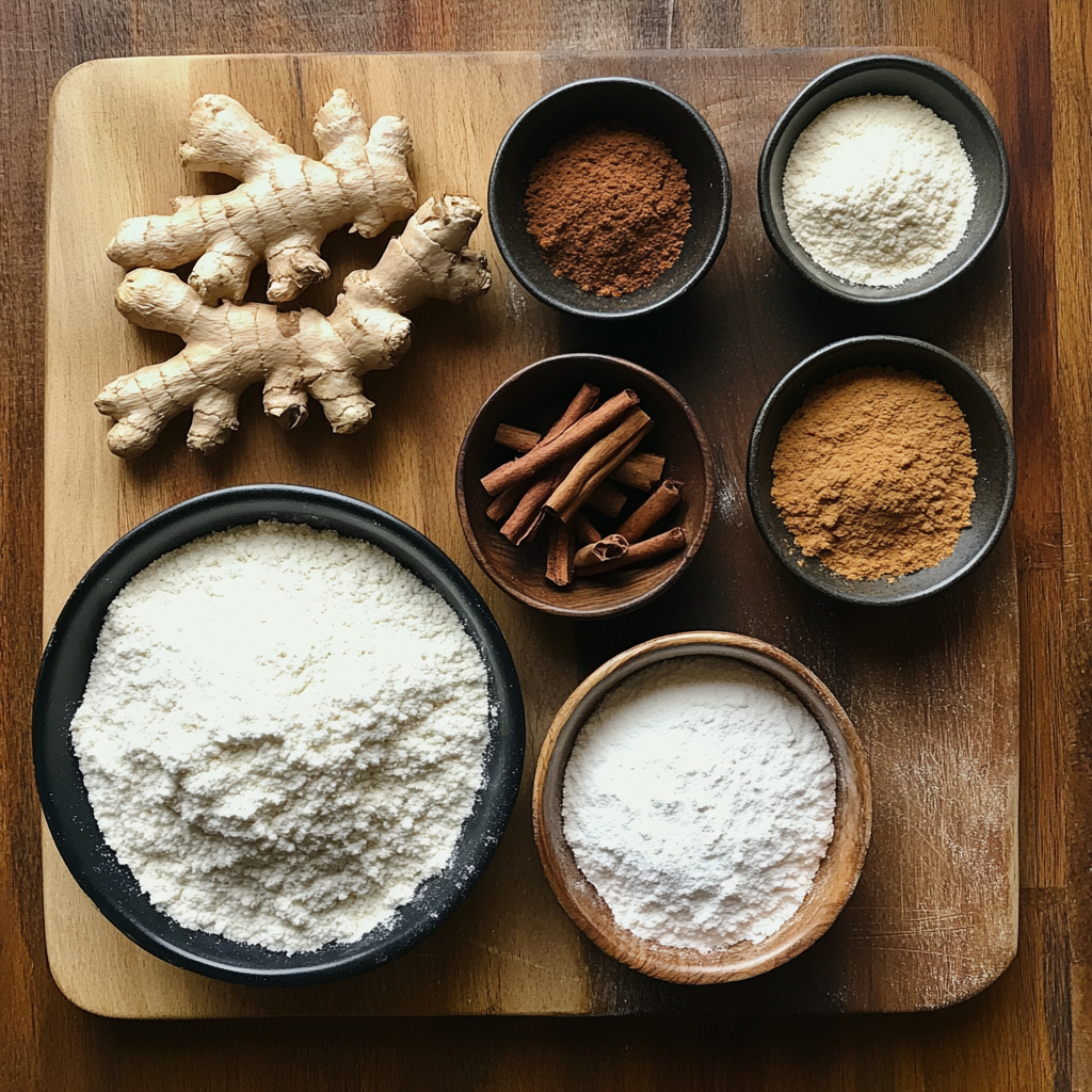 Pfeffernusse German Spice Cookies ingredients