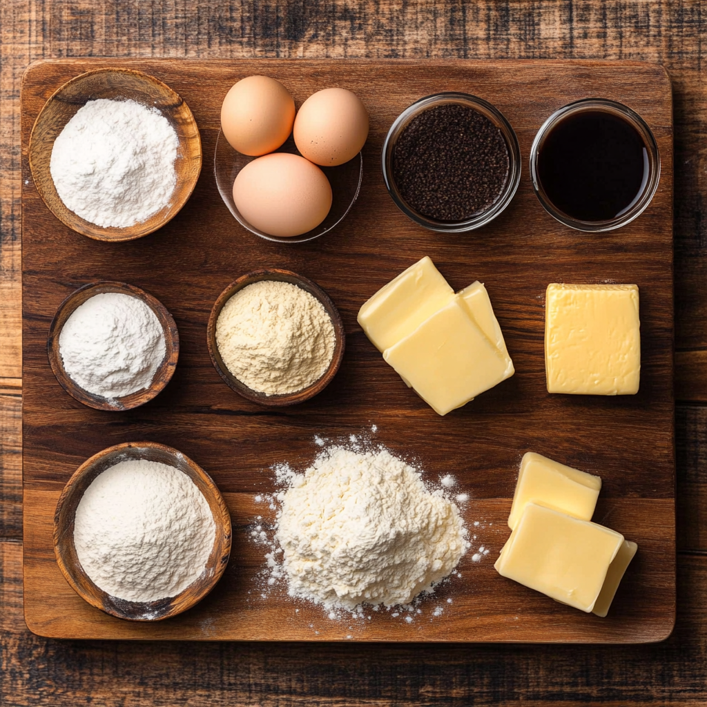 Rum Cake ingredients