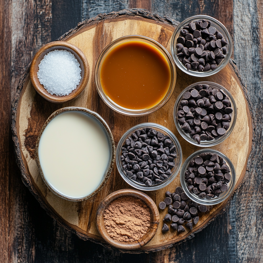 Salted Caramel Hot Chocolate ingredients