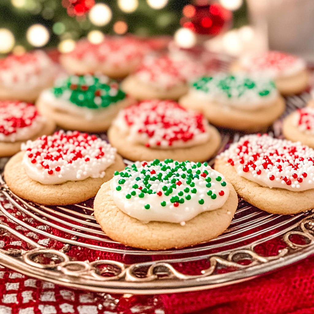 Soft Christmas Sugar Cookies