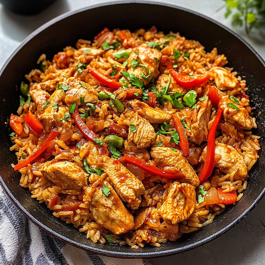 30 Minute One Pan Chicken and Rice