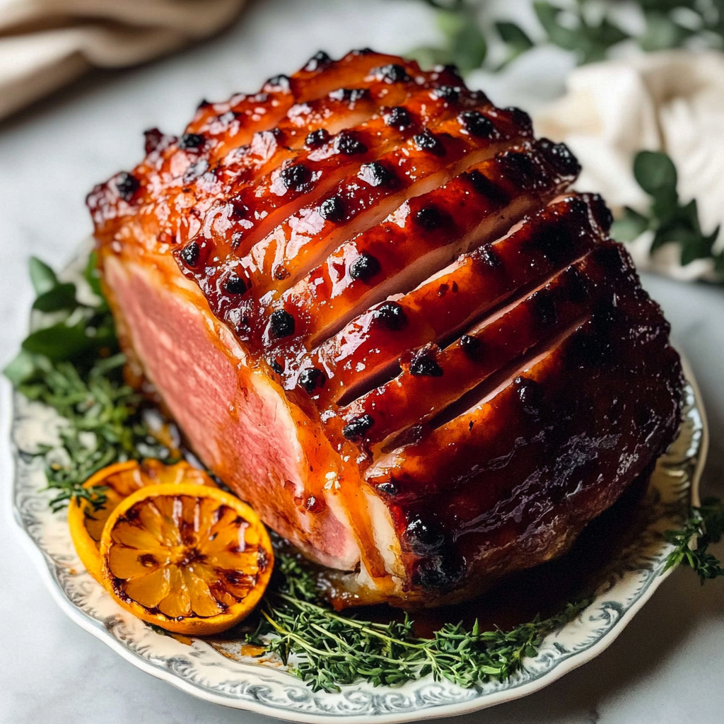 Brown Sugar Glazed Ham