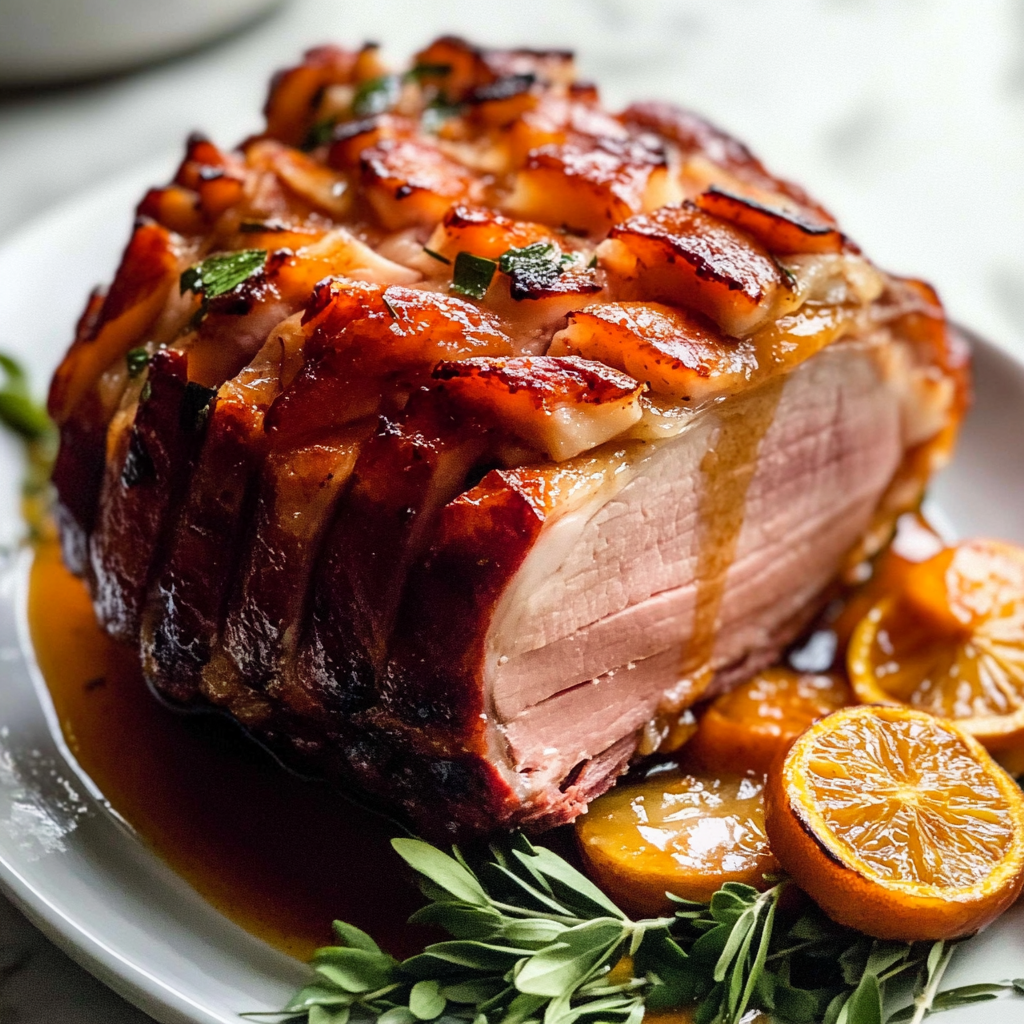 Brown Sugar Glazed Ham
