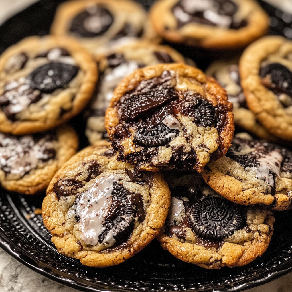Chewy Oreo Chocolate Chip Cookies