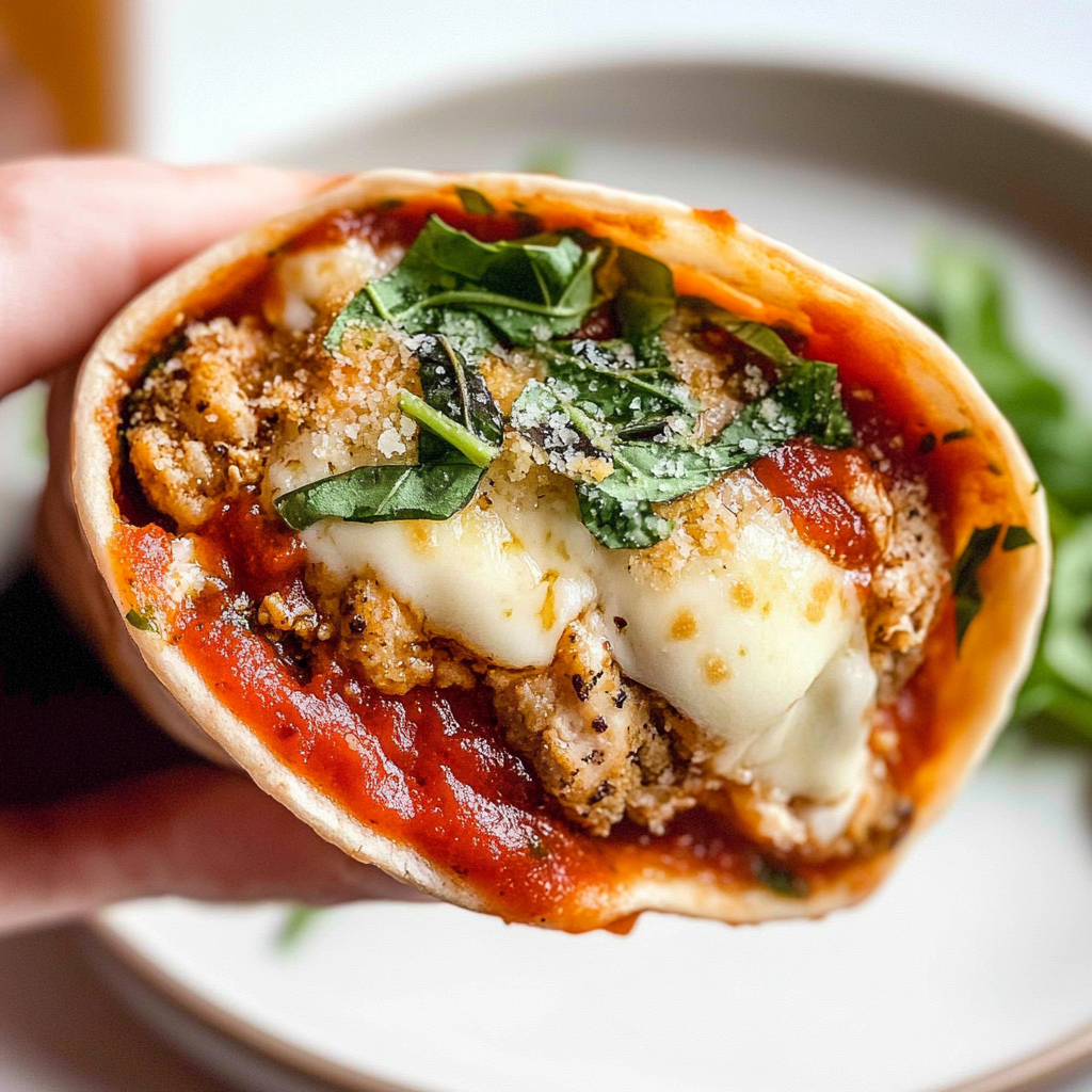 Chicken Parm Smash Tacos