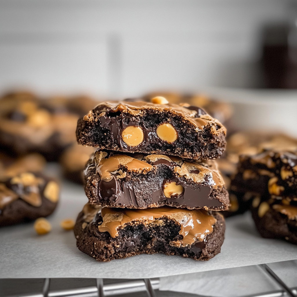 Copycat Levain Bakery Dark Chocolate Peanut Butter Chip Cookies