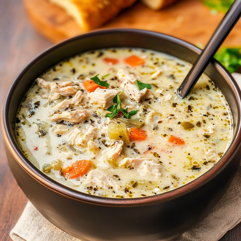 Creamy Chicken and Wild Rice Soup