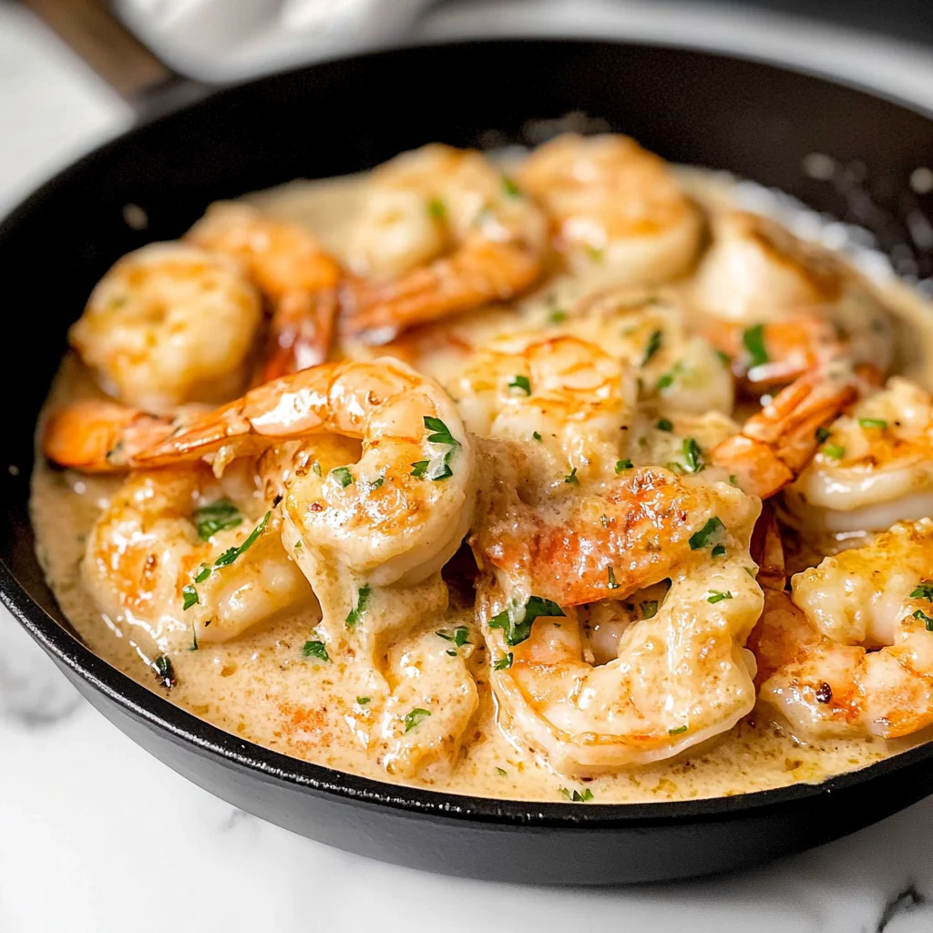 Creamy Garlic Shrimp