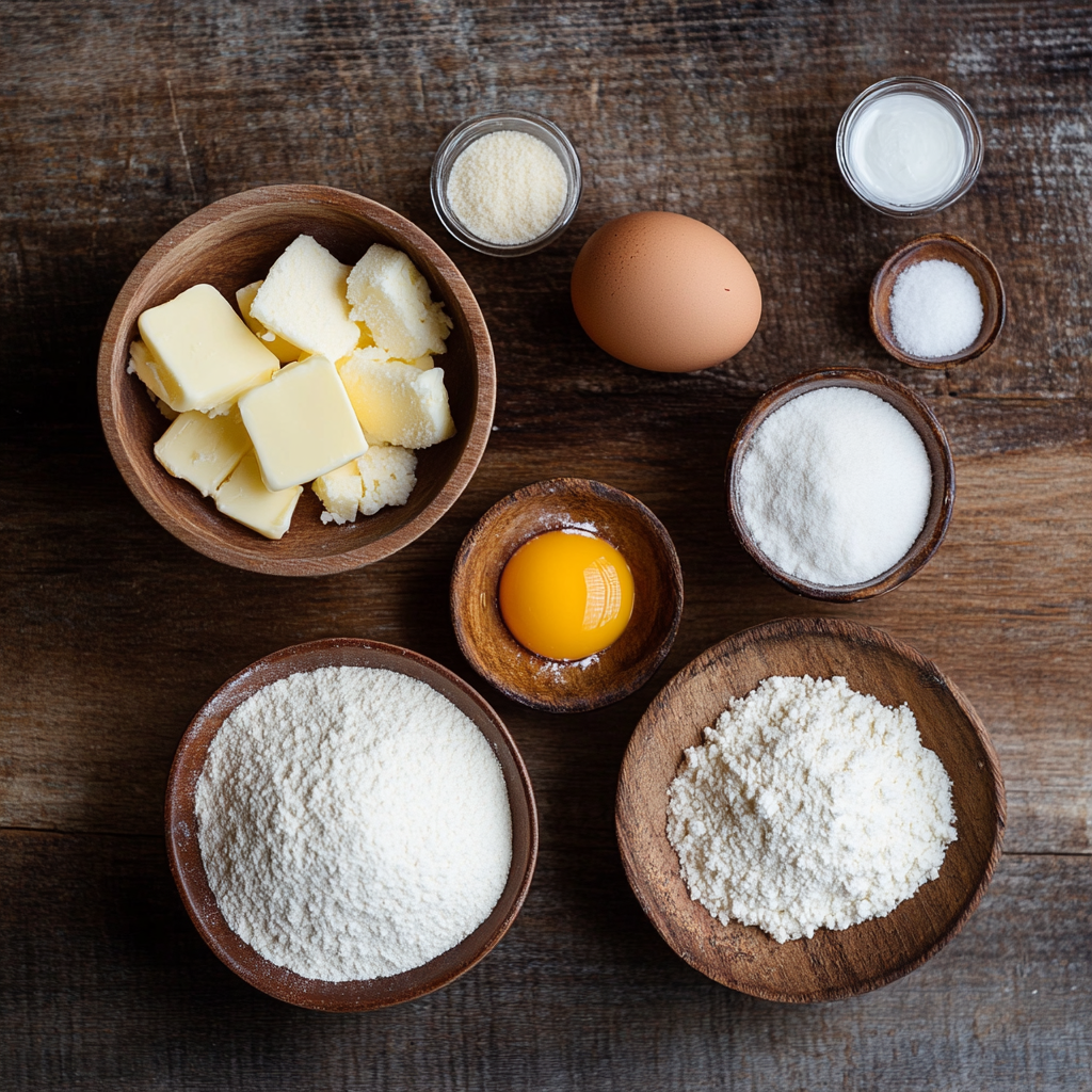 Cutout Sugar Cookies ingredients