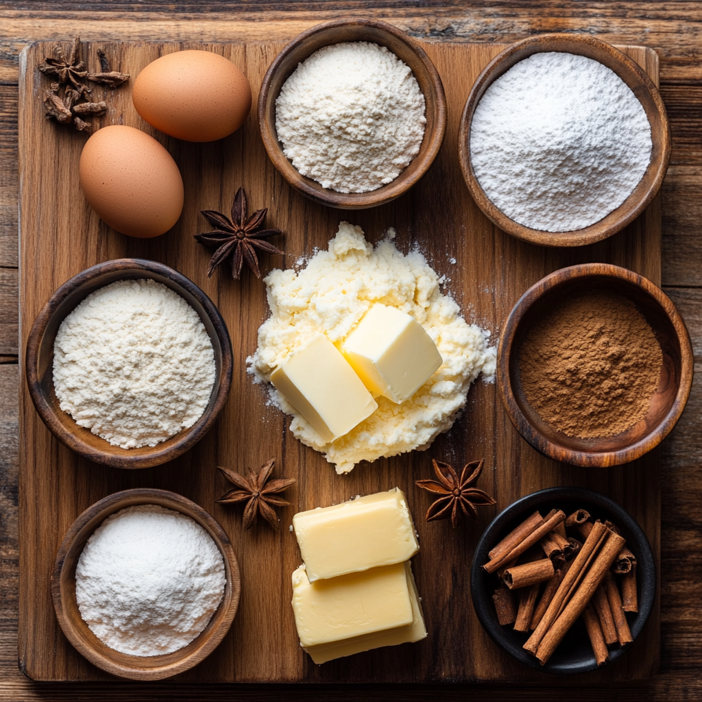 Eggnog Cookies with Cream Cheese Frosting ingredients