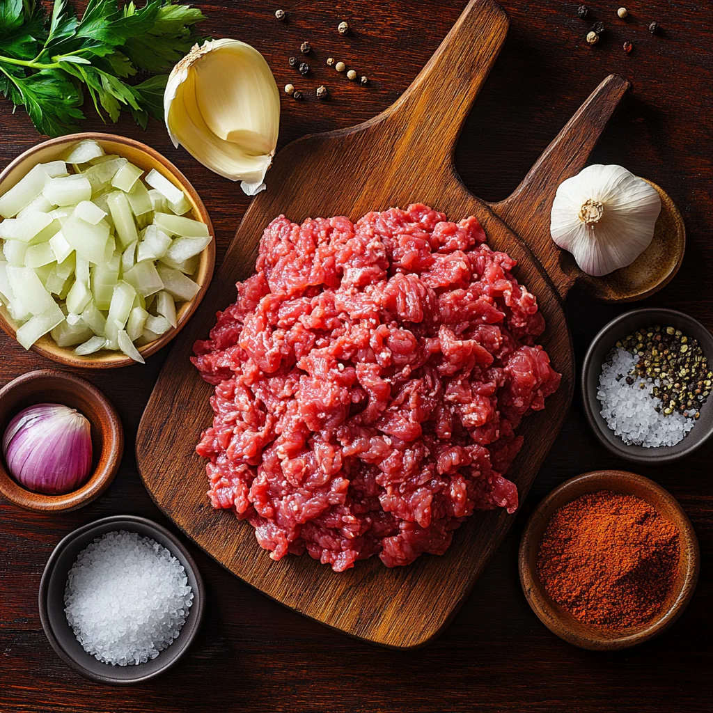 French Onion Meatballs ingredients