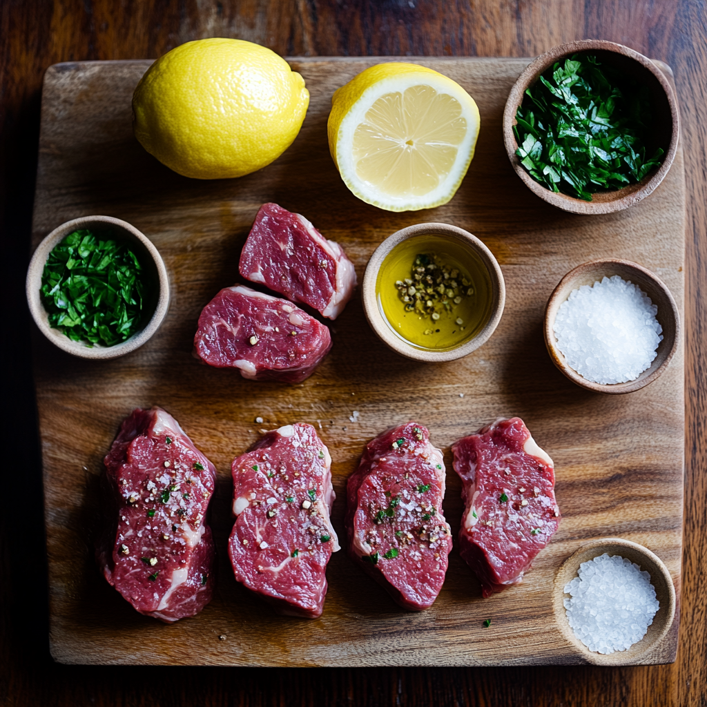 Garlic Butter Steak Bites ingredients