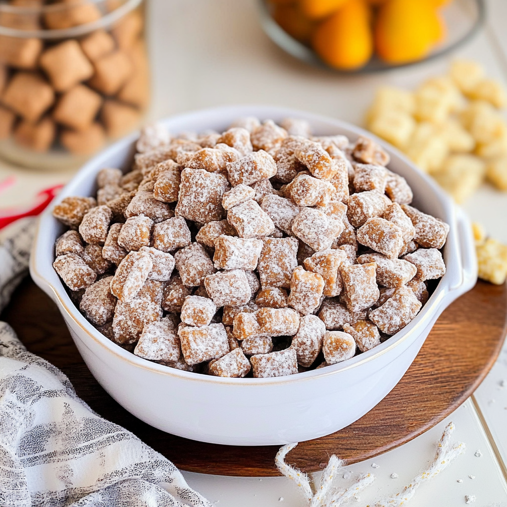 Gingerbread Puppy Chow