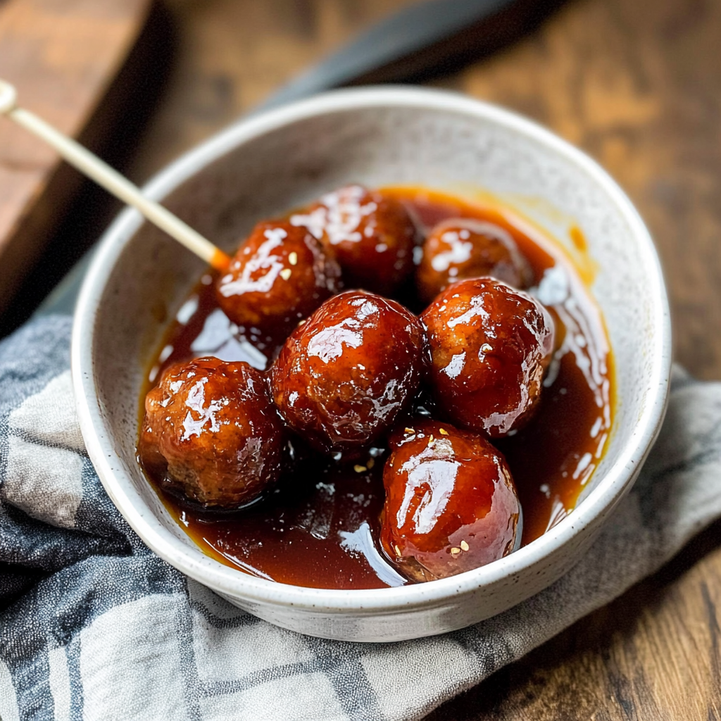 Grape Jelly Meatballs