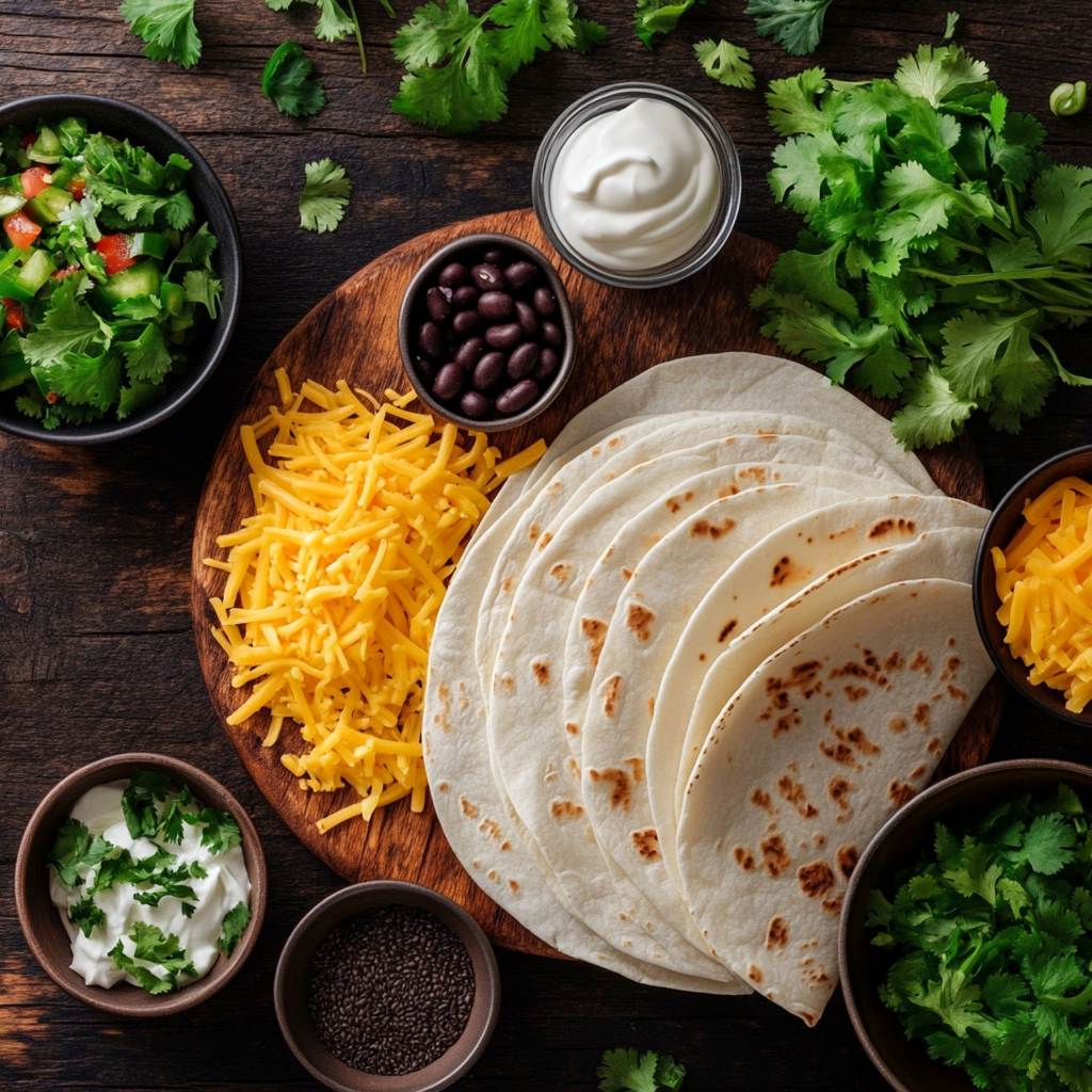 Grilled Cheese Burrito ingredients
