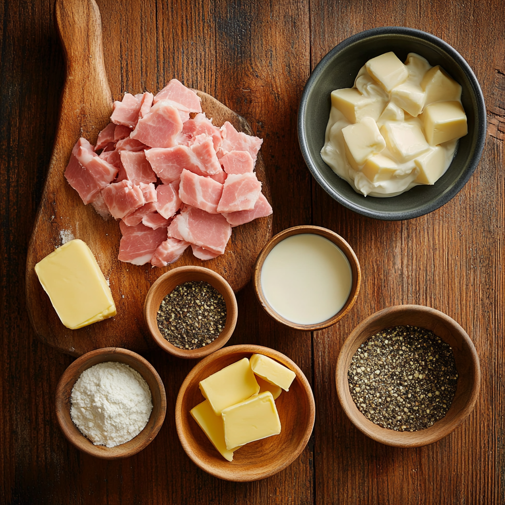 Ham Gravy ingredients