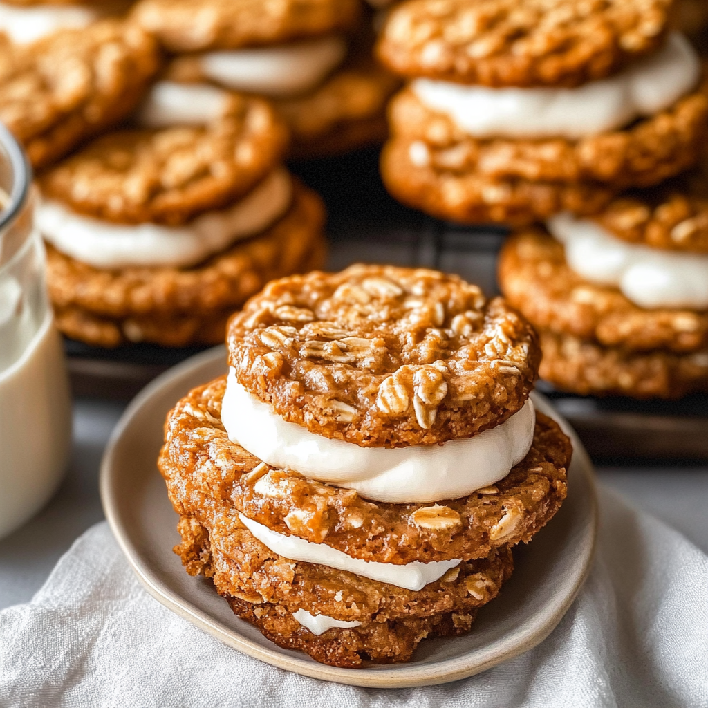 Homemade Oatmeal Creme Pies