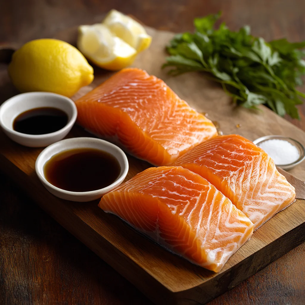 Honey Glazed Salmon ingredients