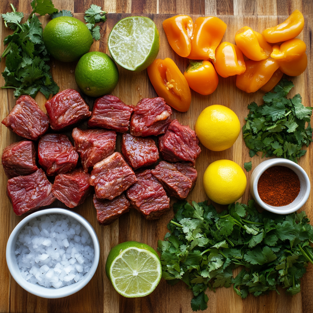 Instant Pot Barbacoa ingredients