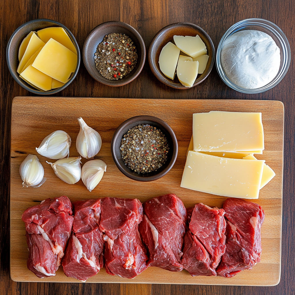 Italian Beef Sandwich ingredients