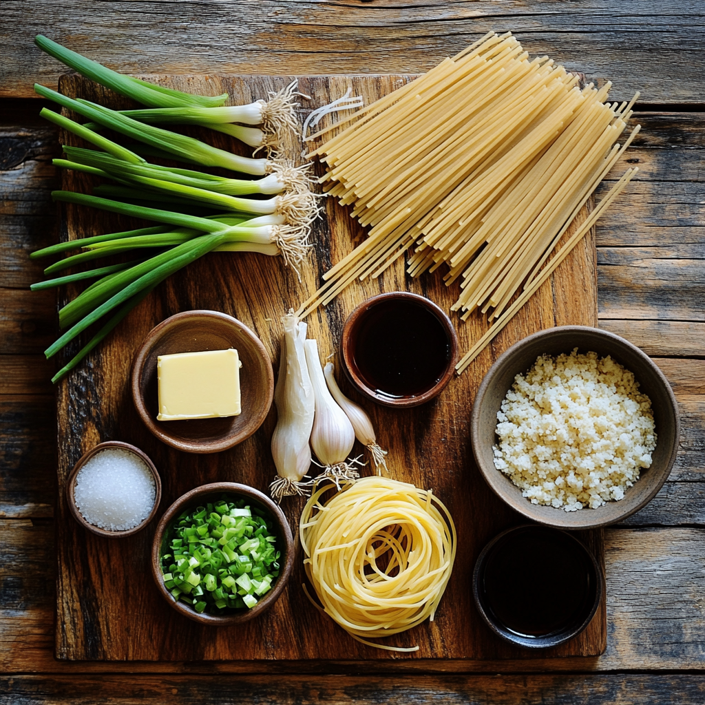Kenji Garlic Noodles ingredients