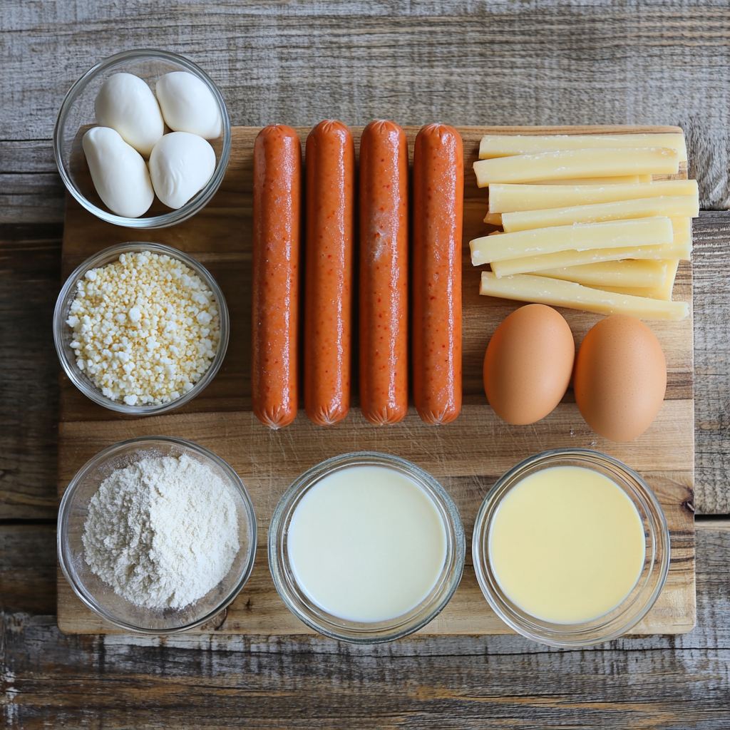 Korean Corn Dogs ingredients