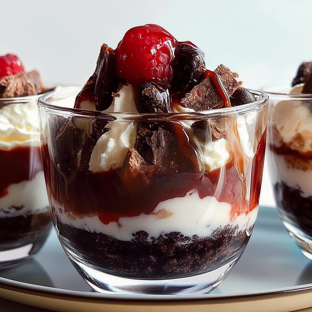 Mini Black Forest Trifles