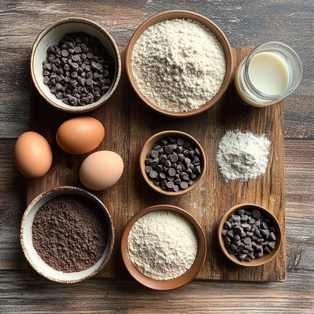 Moist Peppermint Fudge Cake ingredients