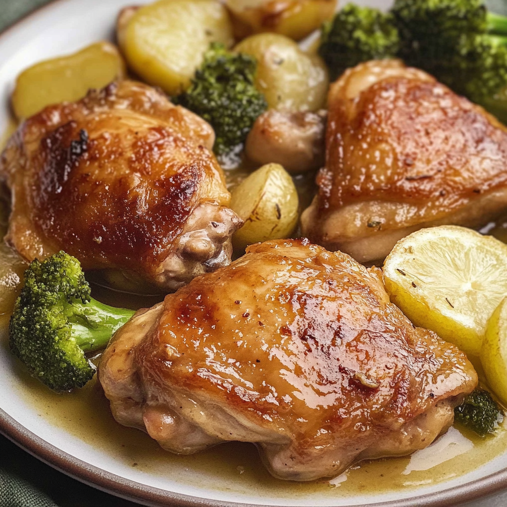 One Pan Chicken Thighs