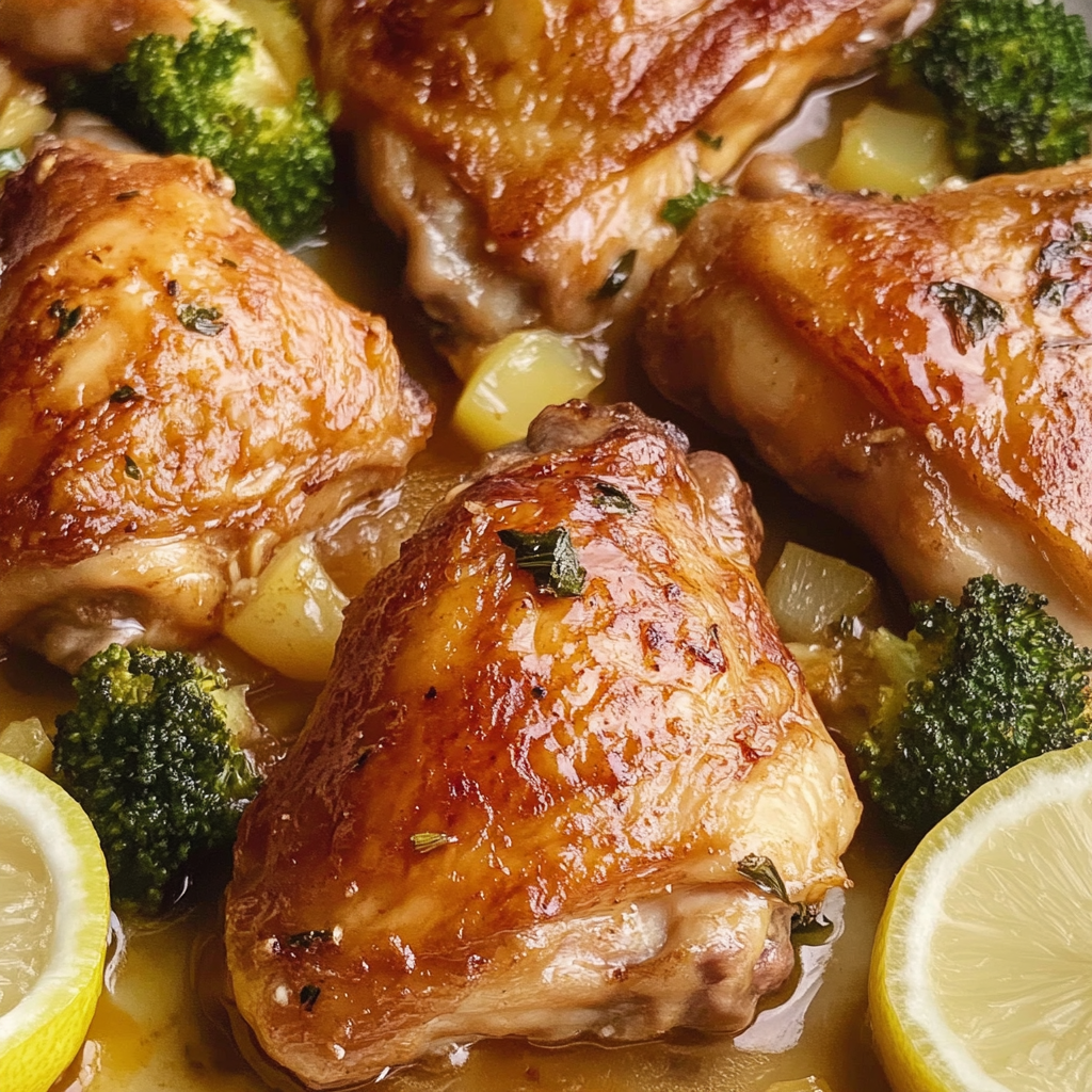 One Pan Chicken Thighs