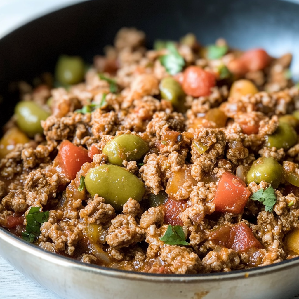 One Pan Picadillo