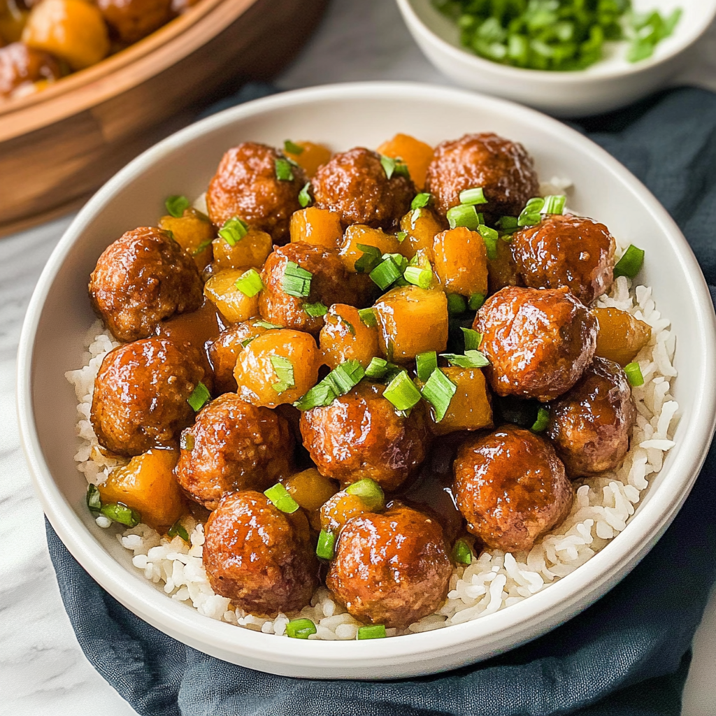 Pineapple Meatballs