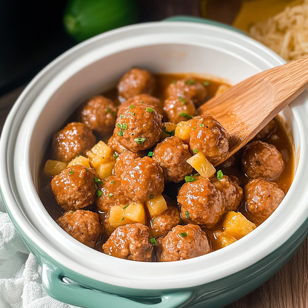 Pineapple Meatballs