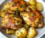 Roasted Mediterranean Chicken Thighs & Baby Potatoes